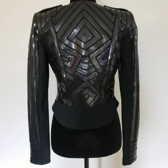xsbcbgmaxazriaSUVI GEO SEQUIN JACKET